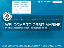 Tablet Screenshot of orbitmarine.com